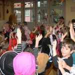 Kindergruppe beim Kindergartenfasching