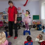 Zauberer Matzelli auf einem Kindergeburtstag